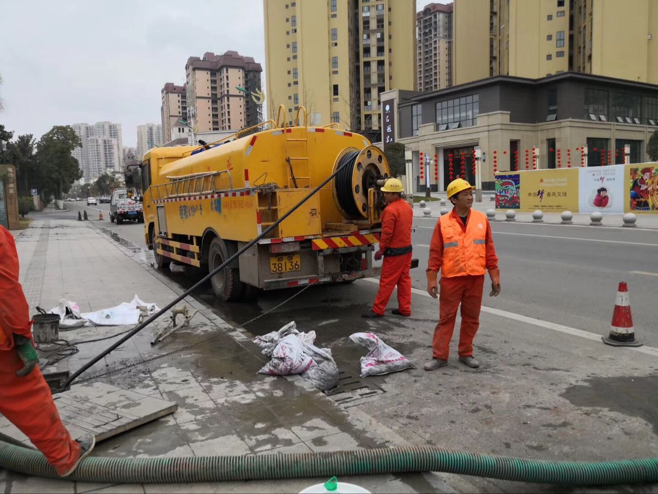 天津排污管道清淤-管道清洗